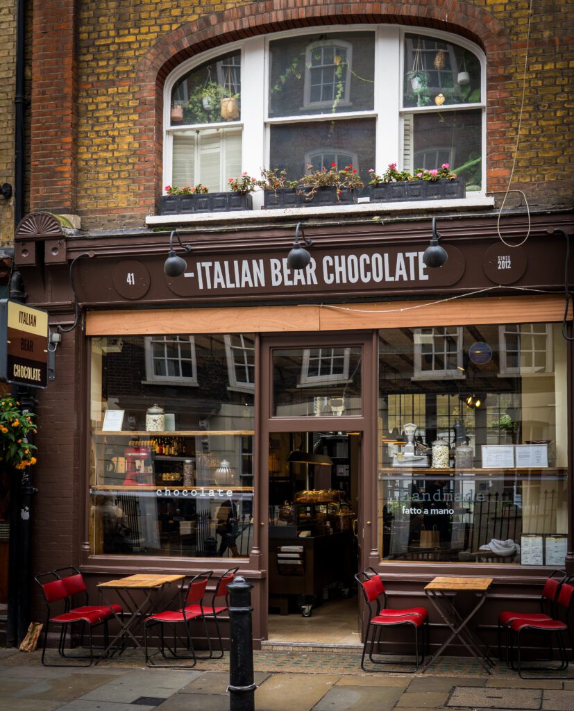 Italian Bear Cafe Shop front