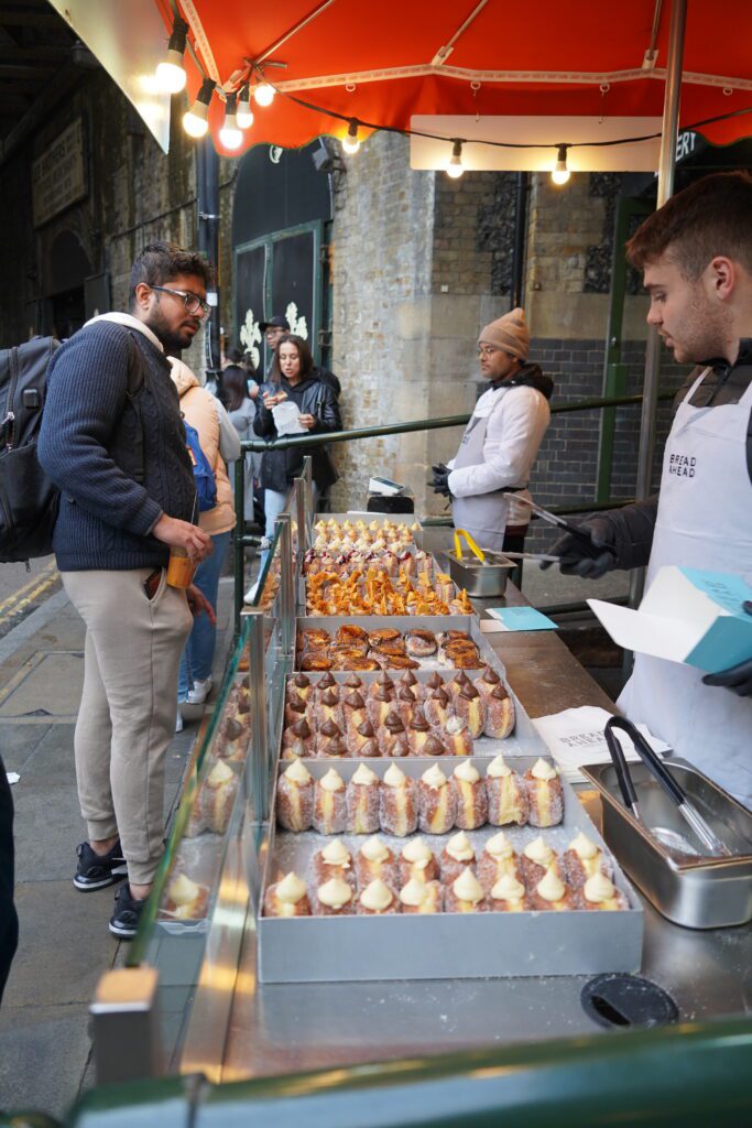 Doughnuts from Bread Ahead at Borough Market