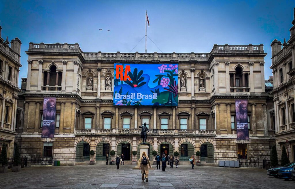 The main entrance to the Royal Academy of Art