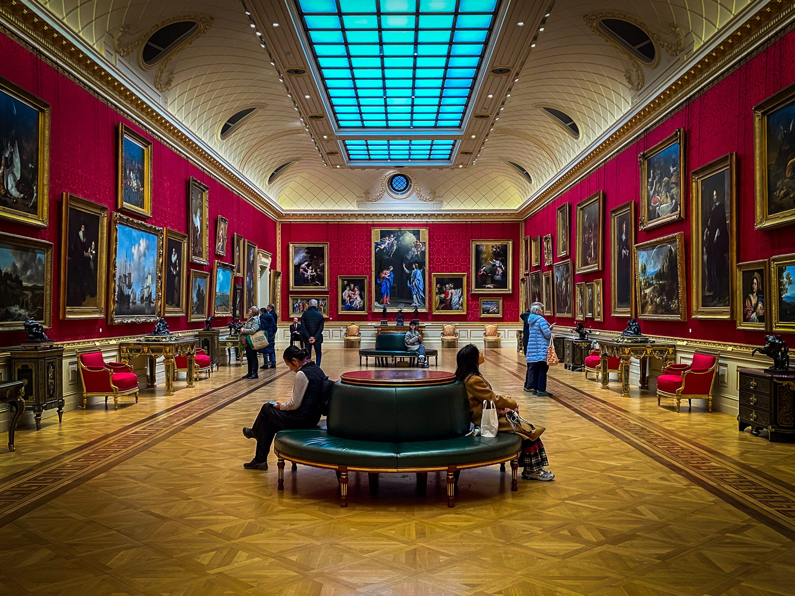 An art gallery upstairs at The Wallace Collection