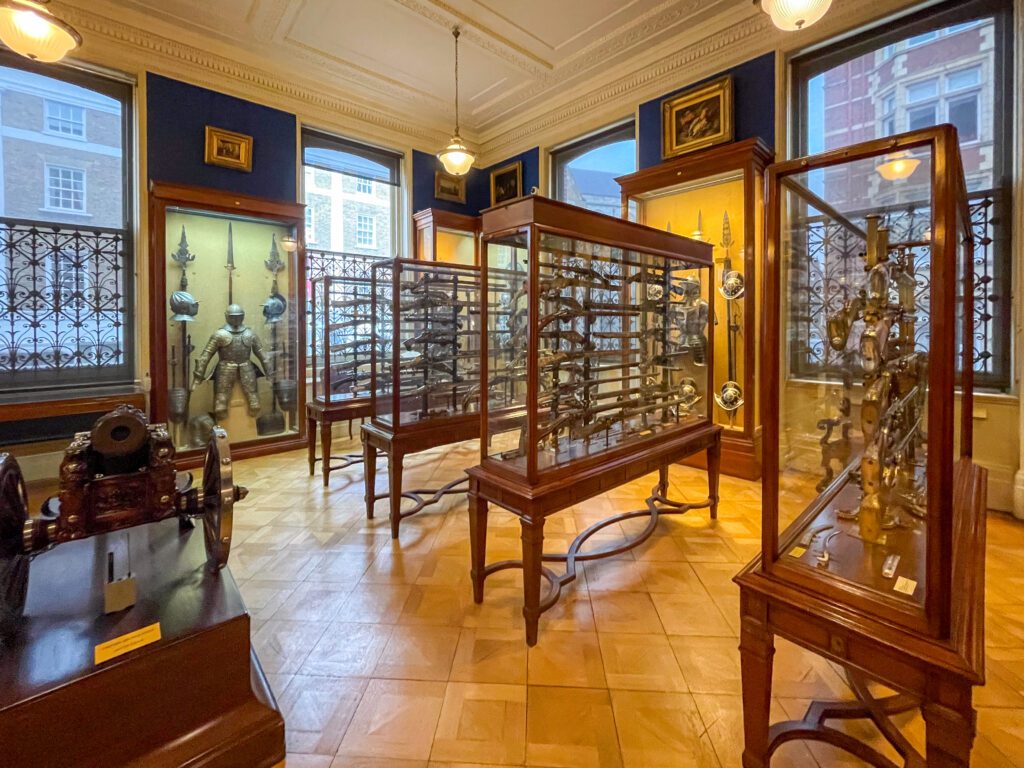 Armour display at The Wallace Collection