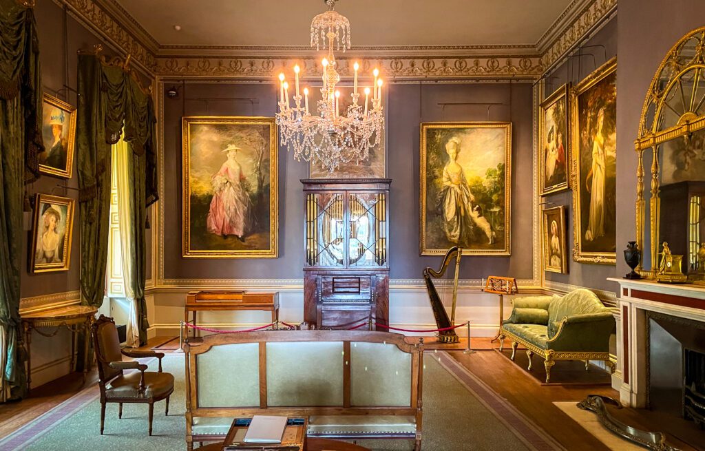 The drawing room at Kenwood House in Hampstead Heath