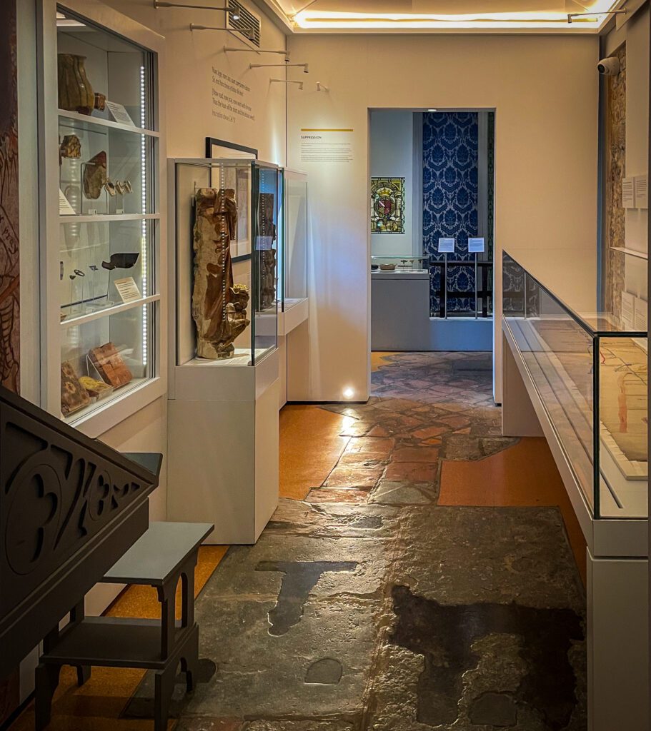 Displays at The Charterhouse Museum