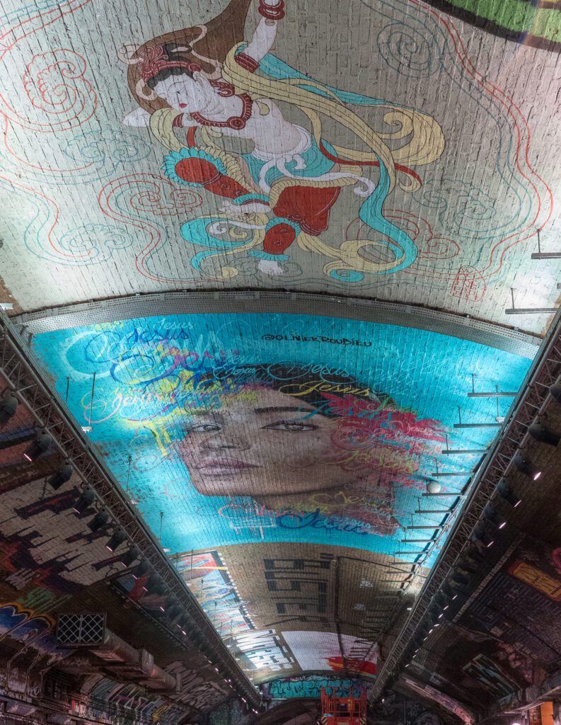 Leake Street Ceiling Graffiti