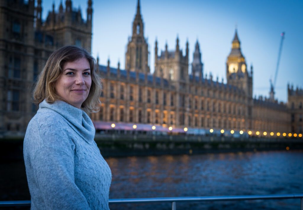 On the afternoon tea cruise passing by the Houses of Parliament
