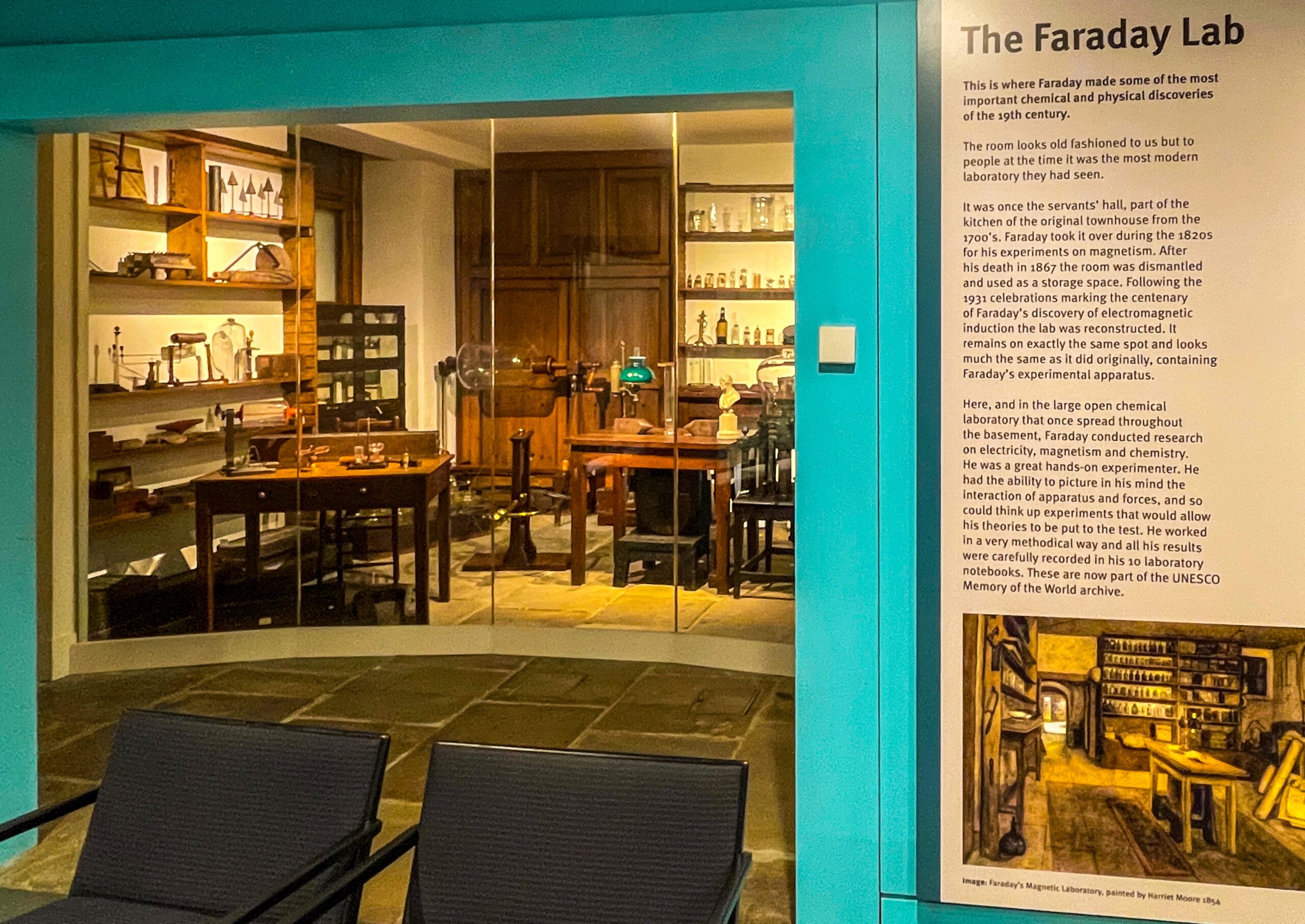 The Faraday Museum at The Royal Institution