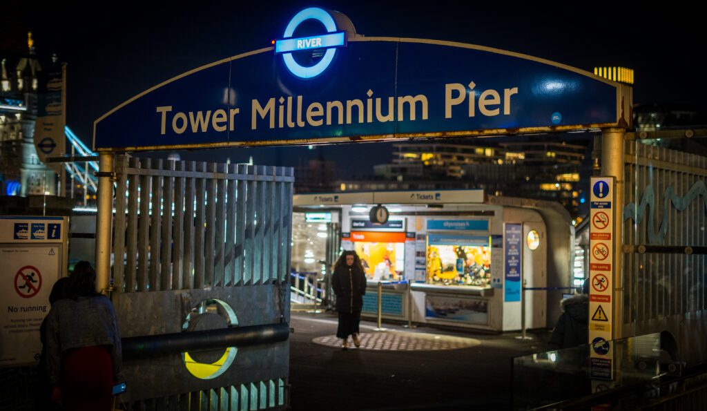Entrance to Tower Millenium Pier