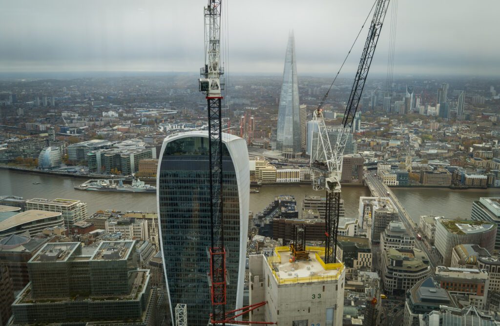 View of the Sky Garden and The Shard from The Lookout