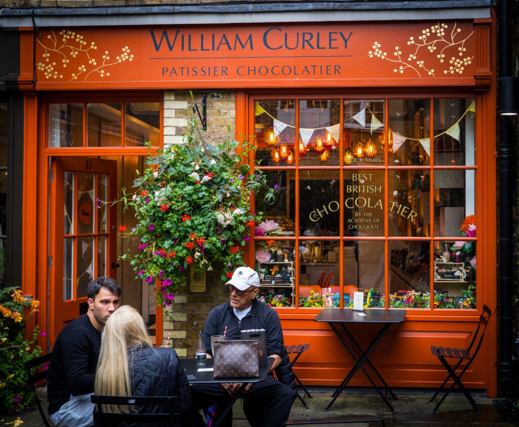 William Curley Patissier Chocolatier shop front
