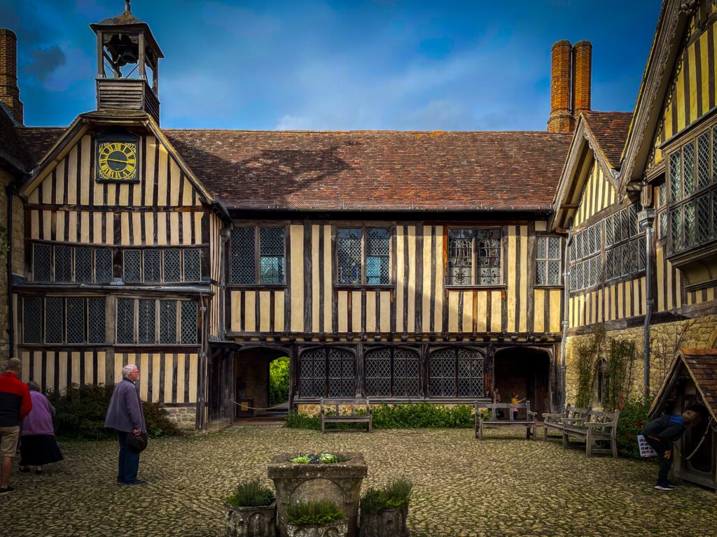 Internal courtyard at Ightham Mote