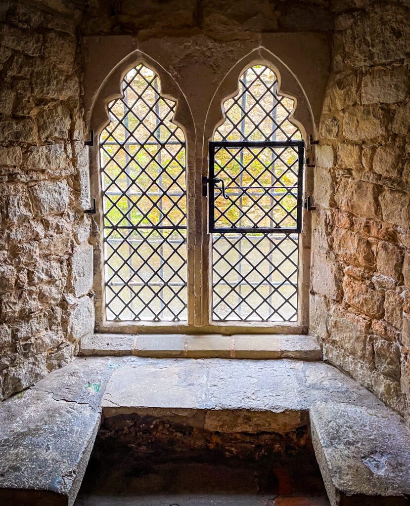 window seat in Ightham Mote