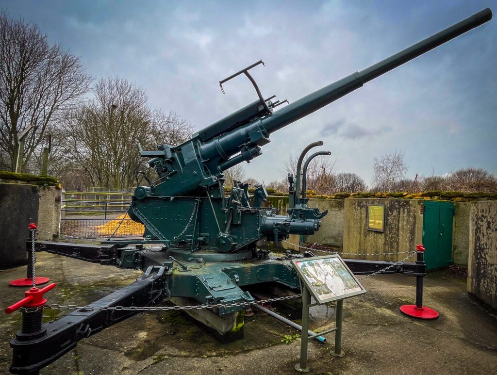 Ack Ack gun at Mudchute farm
