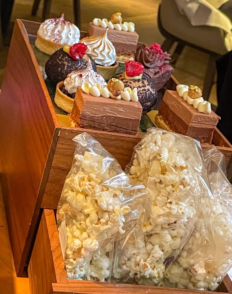 Sweet box at the Charlie and the Chocolate Factory Afternoon Tea