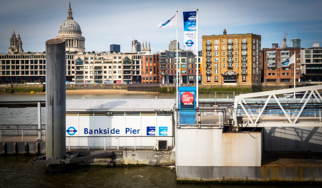 Bankside Pier outside Tate Modern