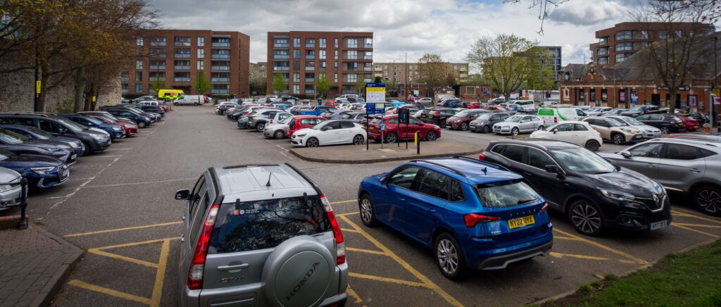 Blue Boar Lane Car Park in Rochester