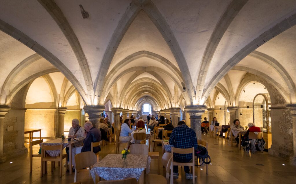 Cafe in the Crypt at Rochester Cathedral