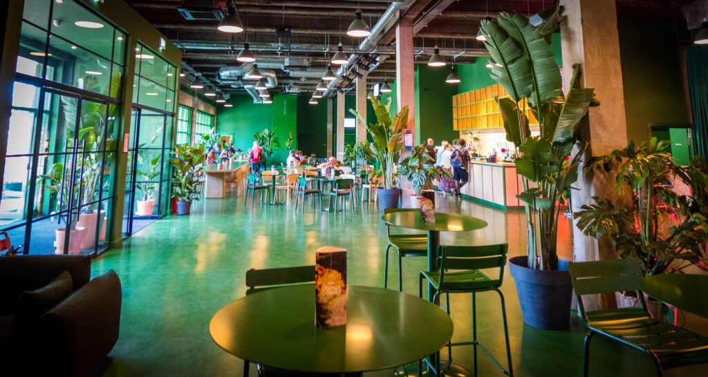 Seating at Corner Corner Bar and Cafe