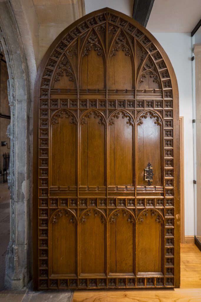 Door of the Chapter Doorway at Rochester Cathedral