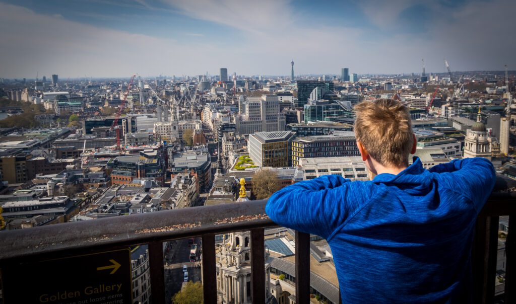 The view from the Golden Gallery