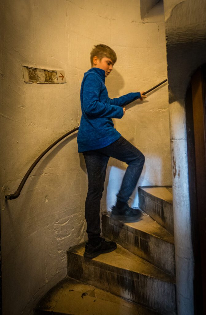Stairs to the Stone Gallery