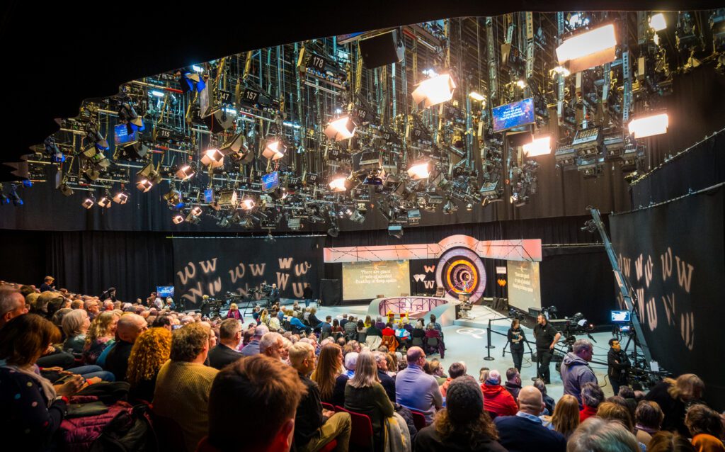 Film studio set for QI at BBC Television centre