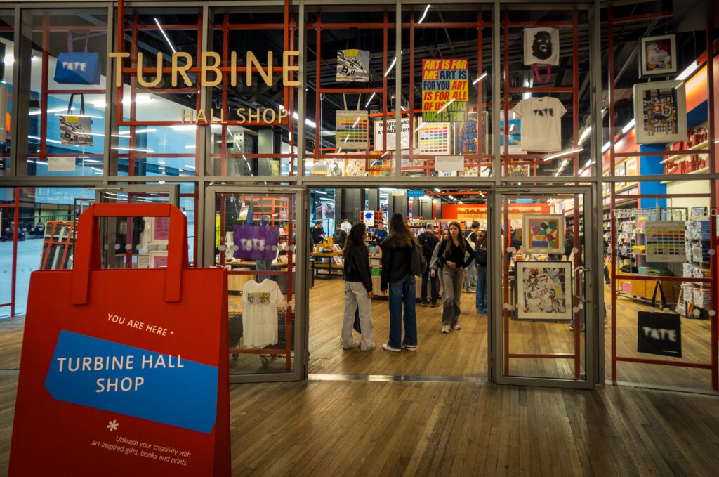 Turbine Hall shop at Tate Modern