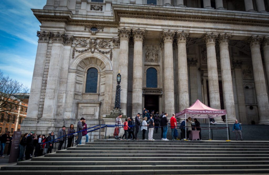 Visitor Entrance to St Pauls Cathedral