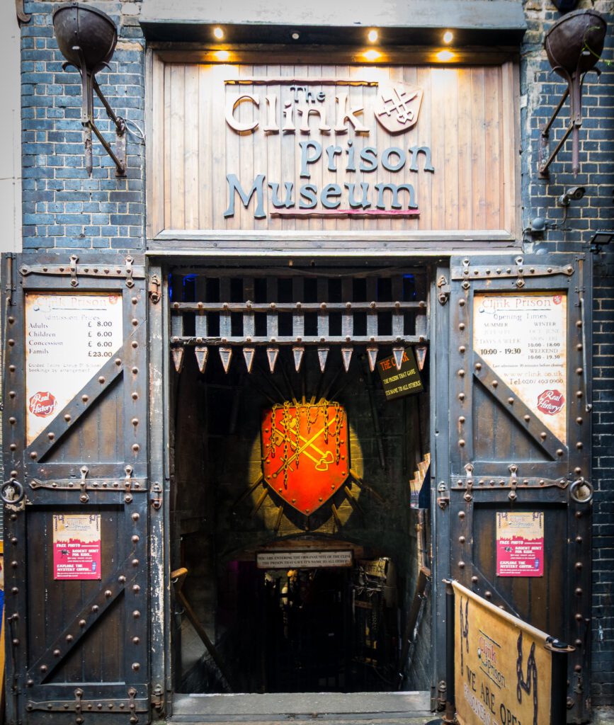 The outside of the Clink Prison Museum