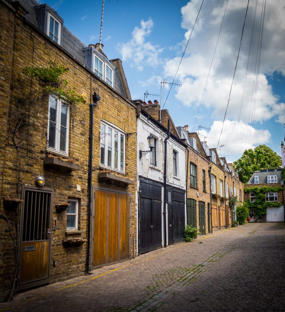 A row of Mews houses