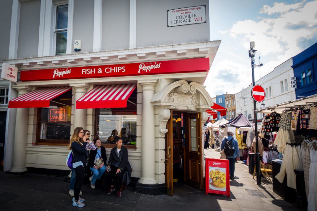 Poppies fish and chip shop