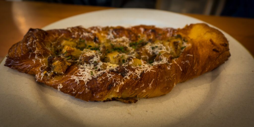 Potato Garlic Bread at Chestnut Bakery