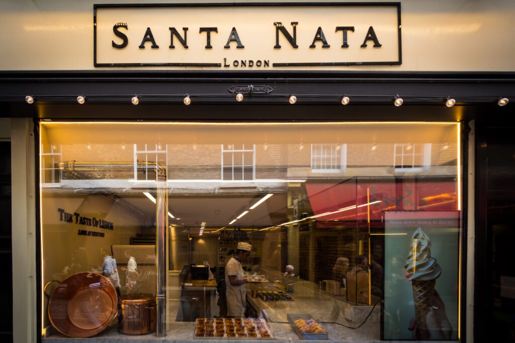 Outside Santa Nata Cafe