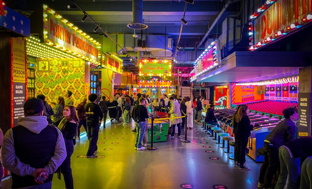 A range of Fairground games