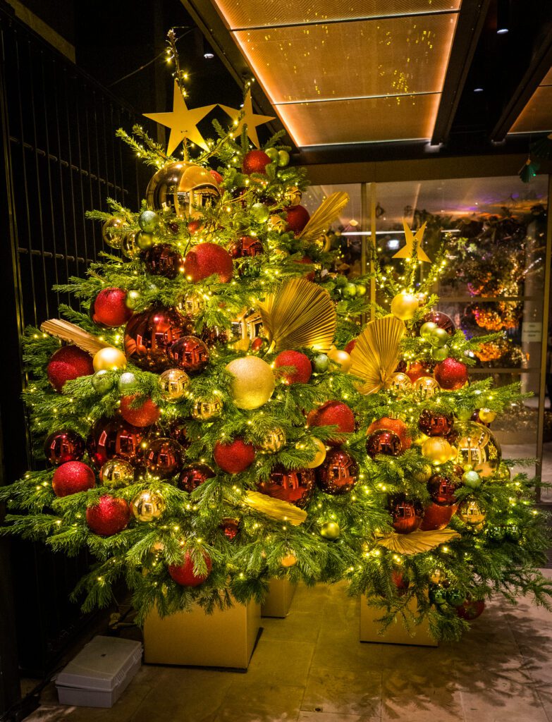 Christmas Trees at Mandarin Oriental hotel