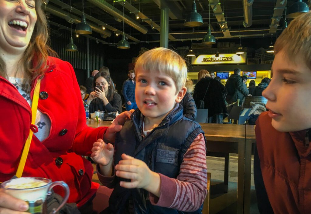 Trying Butterbeer and not liking it!